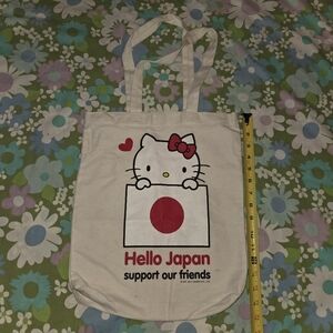Hello Kitty Cream Tote Bag